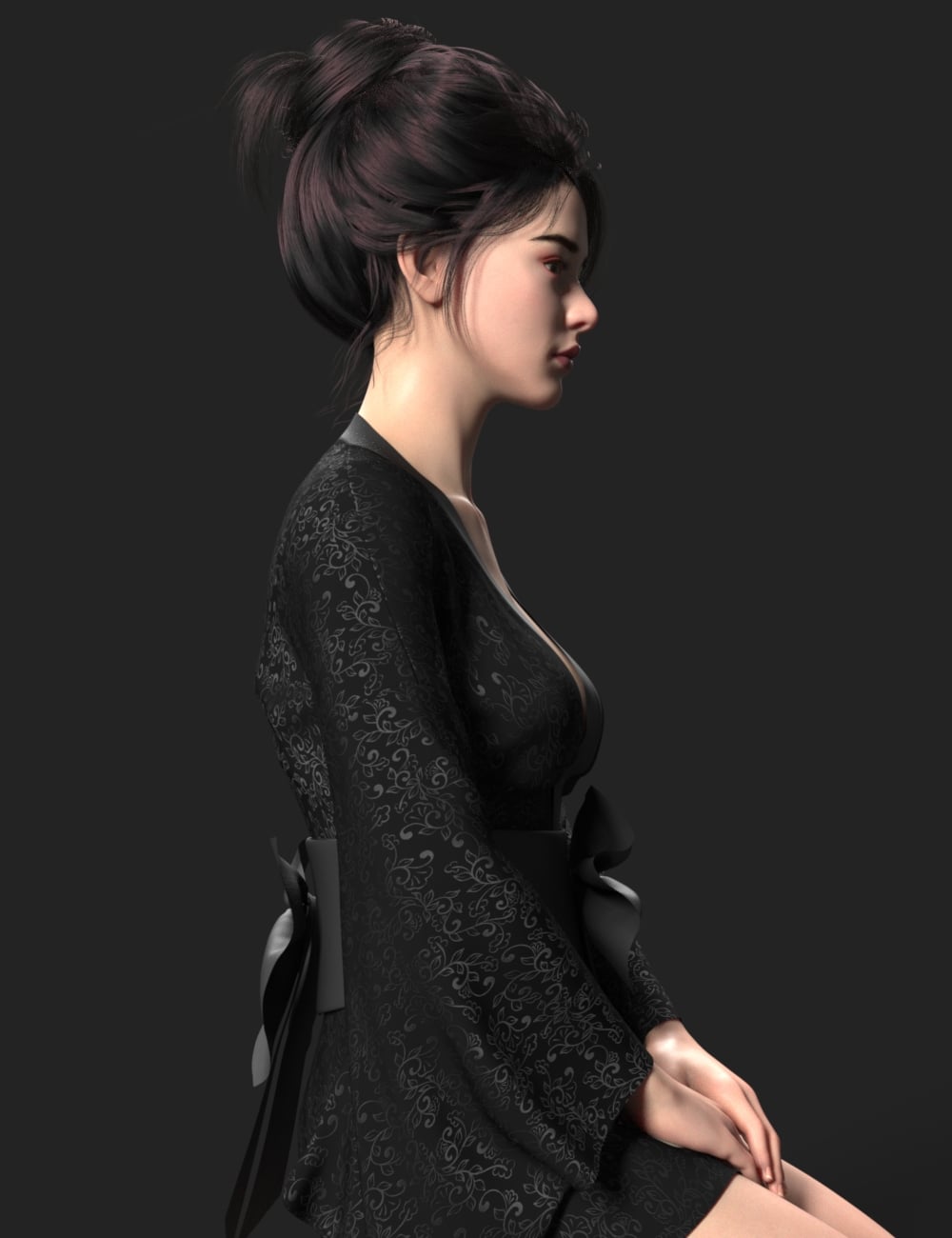PA Daphne Hair for Genesis 9 Feminine by: Paragon, 3D Models by Daz 3D
