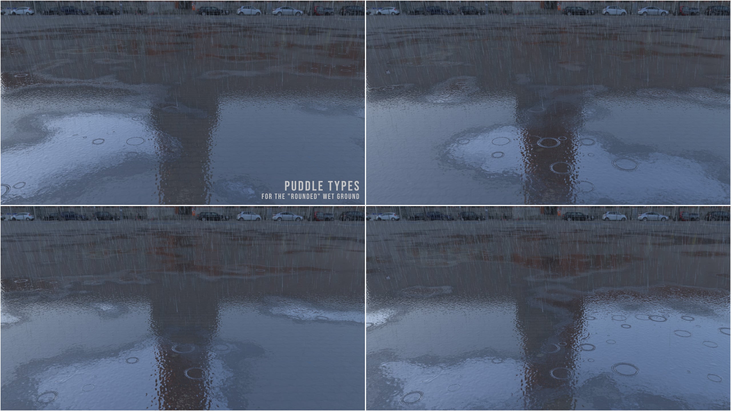 Real Rain Volume, Puddles & Splashes for HDRIs | Daz 3D