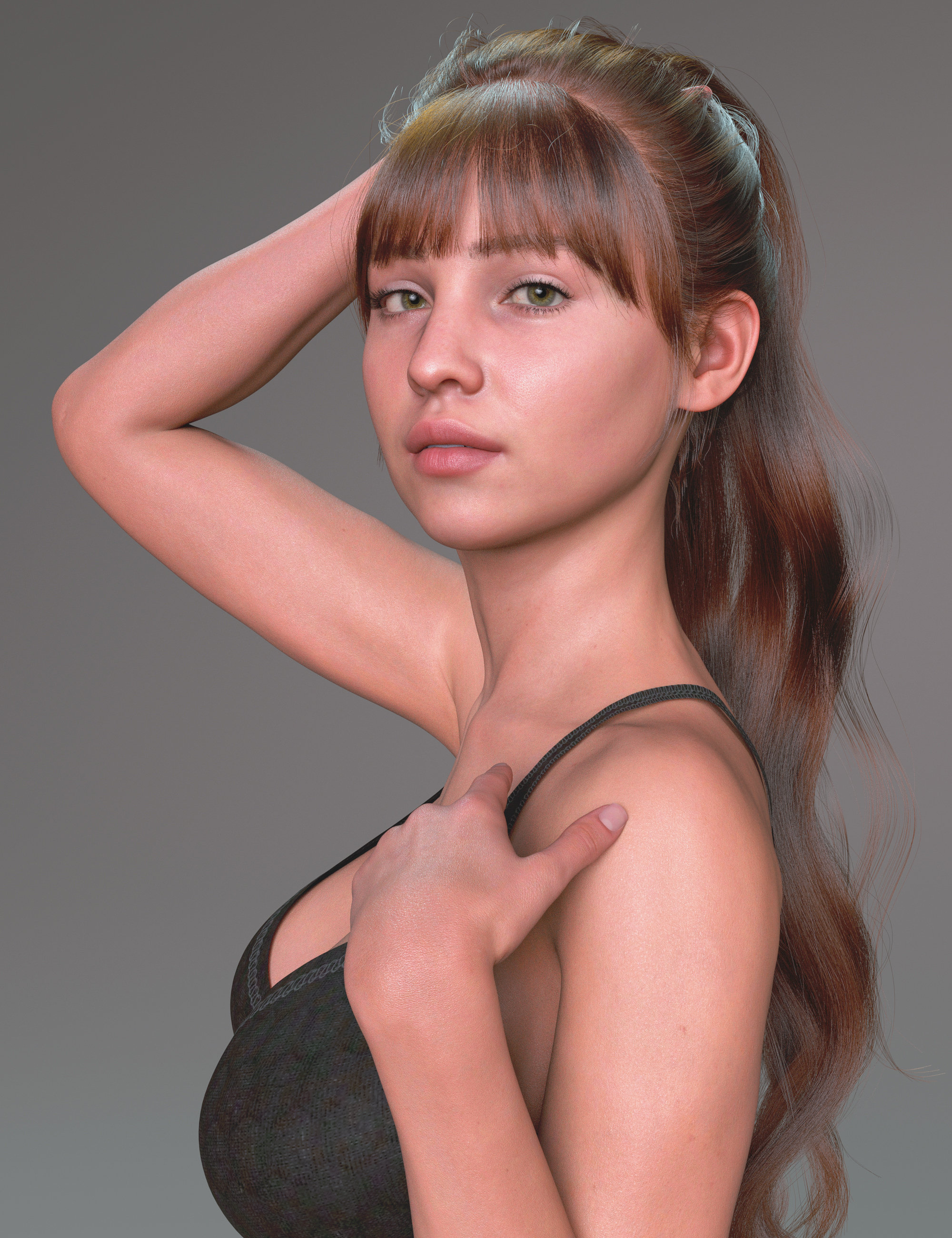 Silvie HD with Expression for Genesis 9 by: bluejaunte, 3D Models by Daz 3D