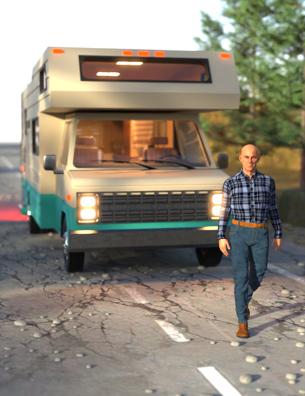 AP RV Motorhome by: AcharyaPolina, 3D Models by Daz 3D