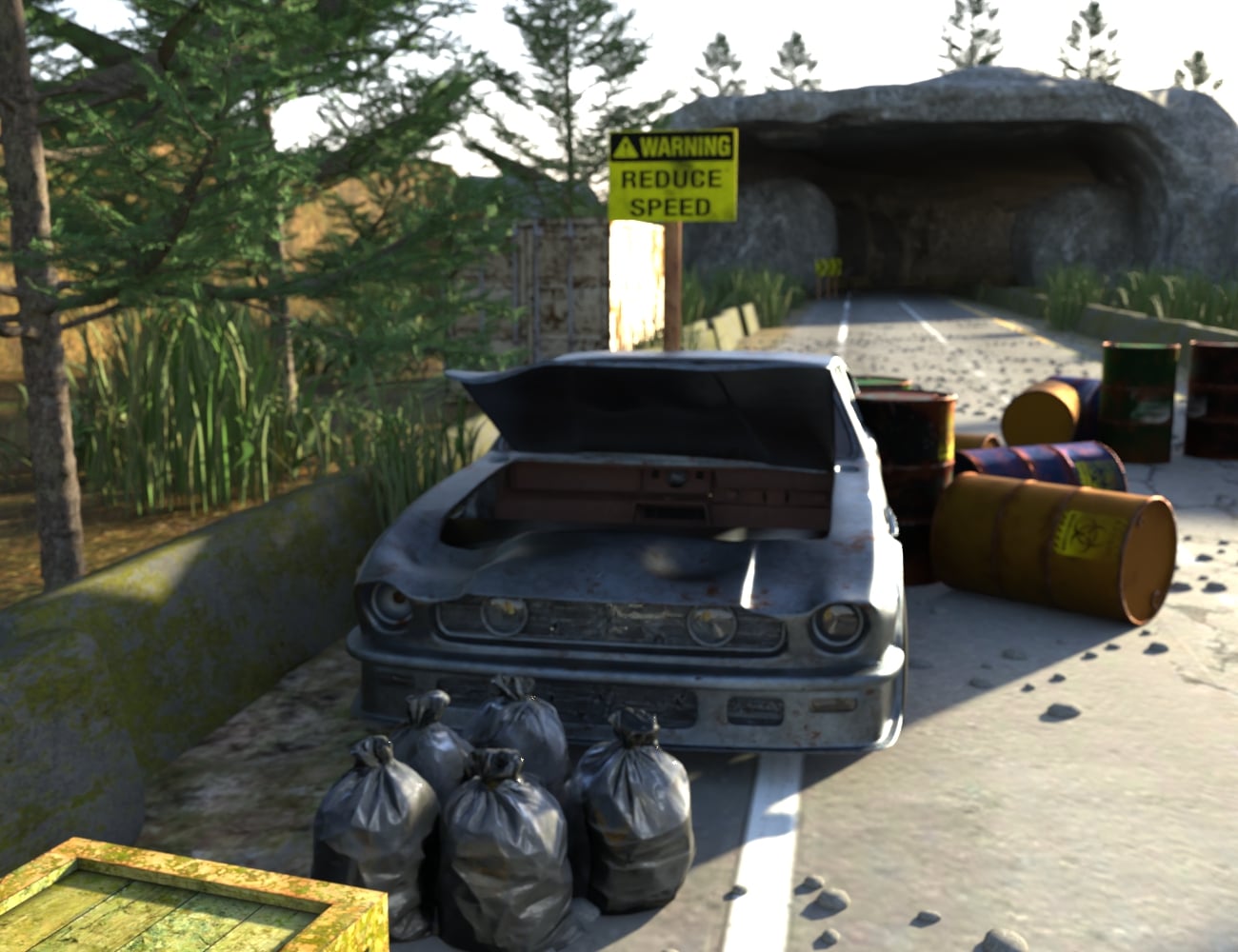 AP Post-Apocalyptic Modular Environment Prop Set | Daz 3D