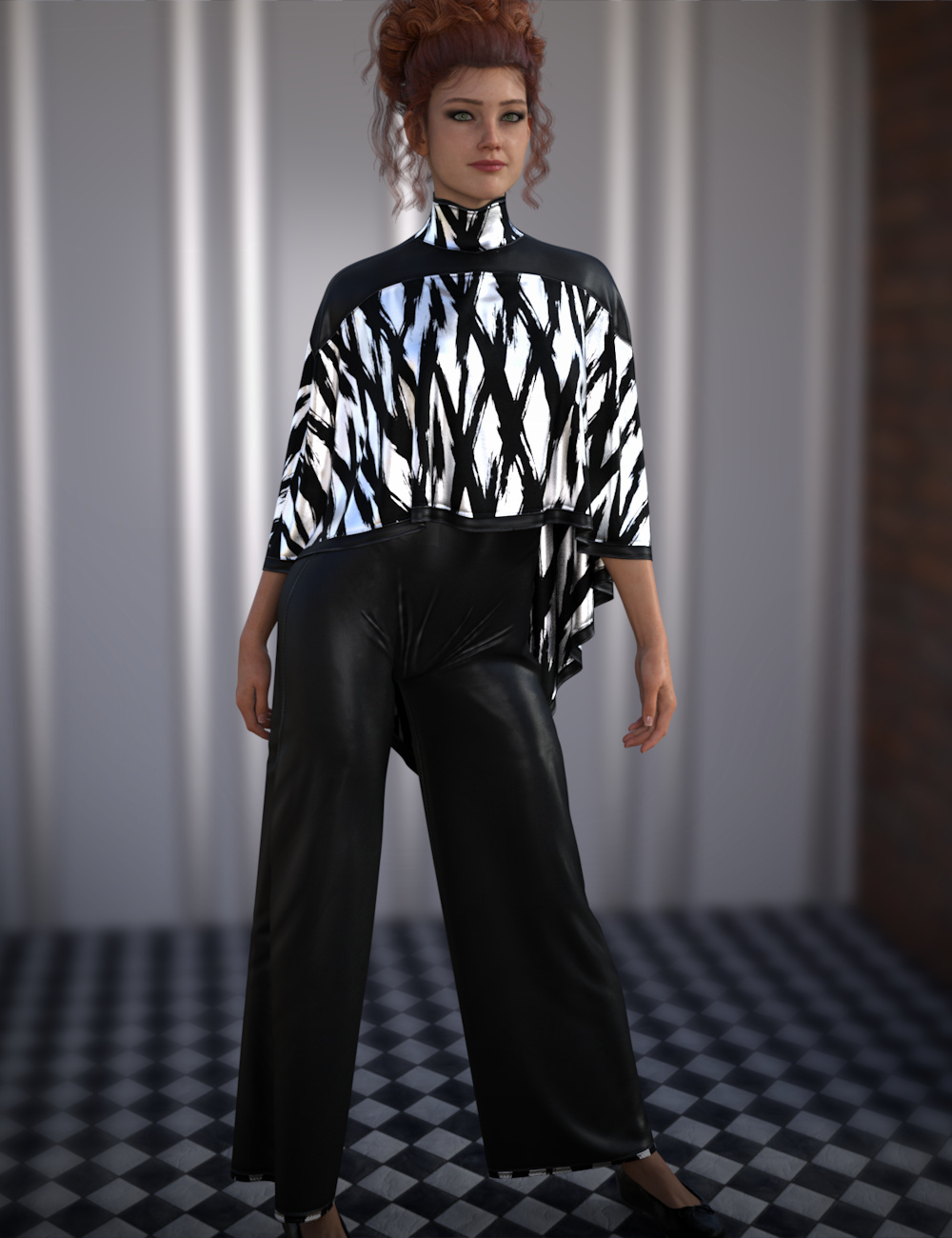 dForce Aura Drape for Genesis 9 and 8 Female by: ~Wolfie~, 3D Models by Daz 3D