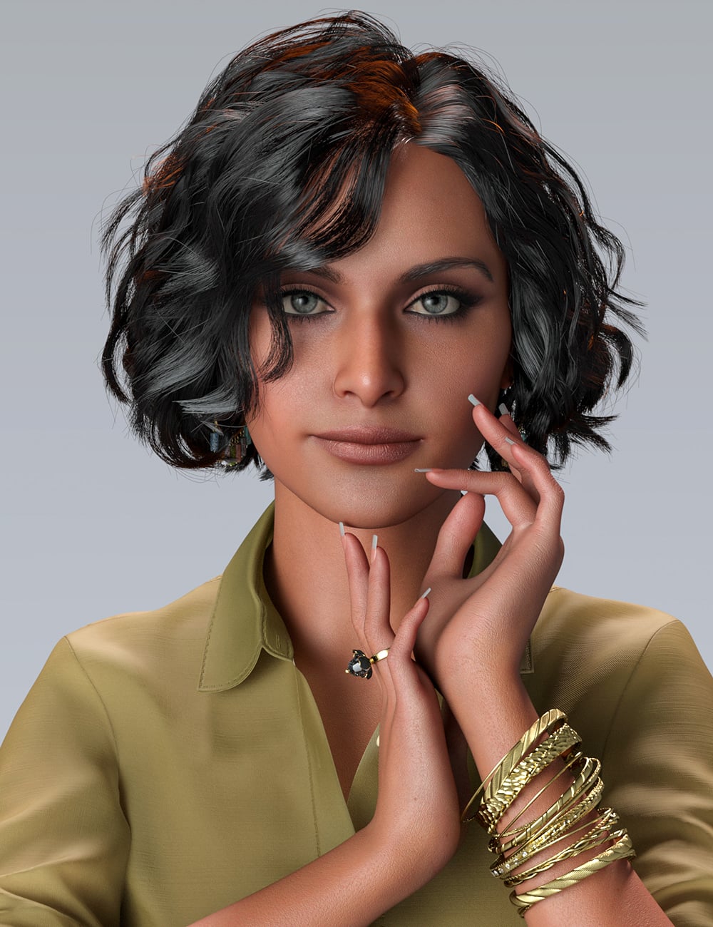 Bahar for Genesis 9 by: Virtual_World, 3D Models by Daz 3D