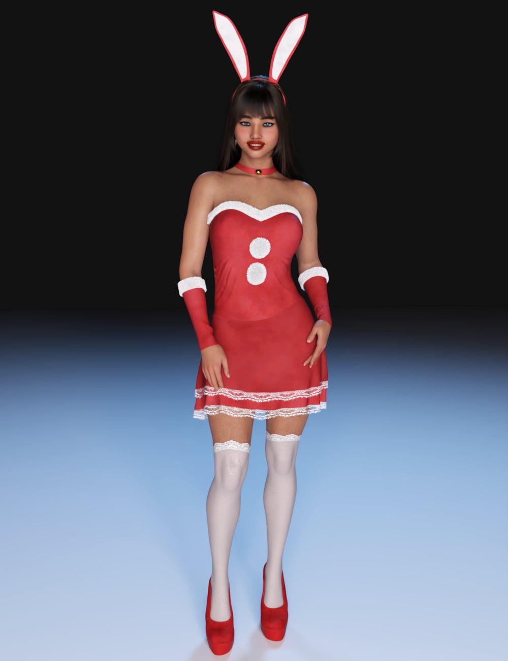 FG dForce Sexy Christmas Outfit by: IronmanFugazi1968, 3D Models by Daz 3D