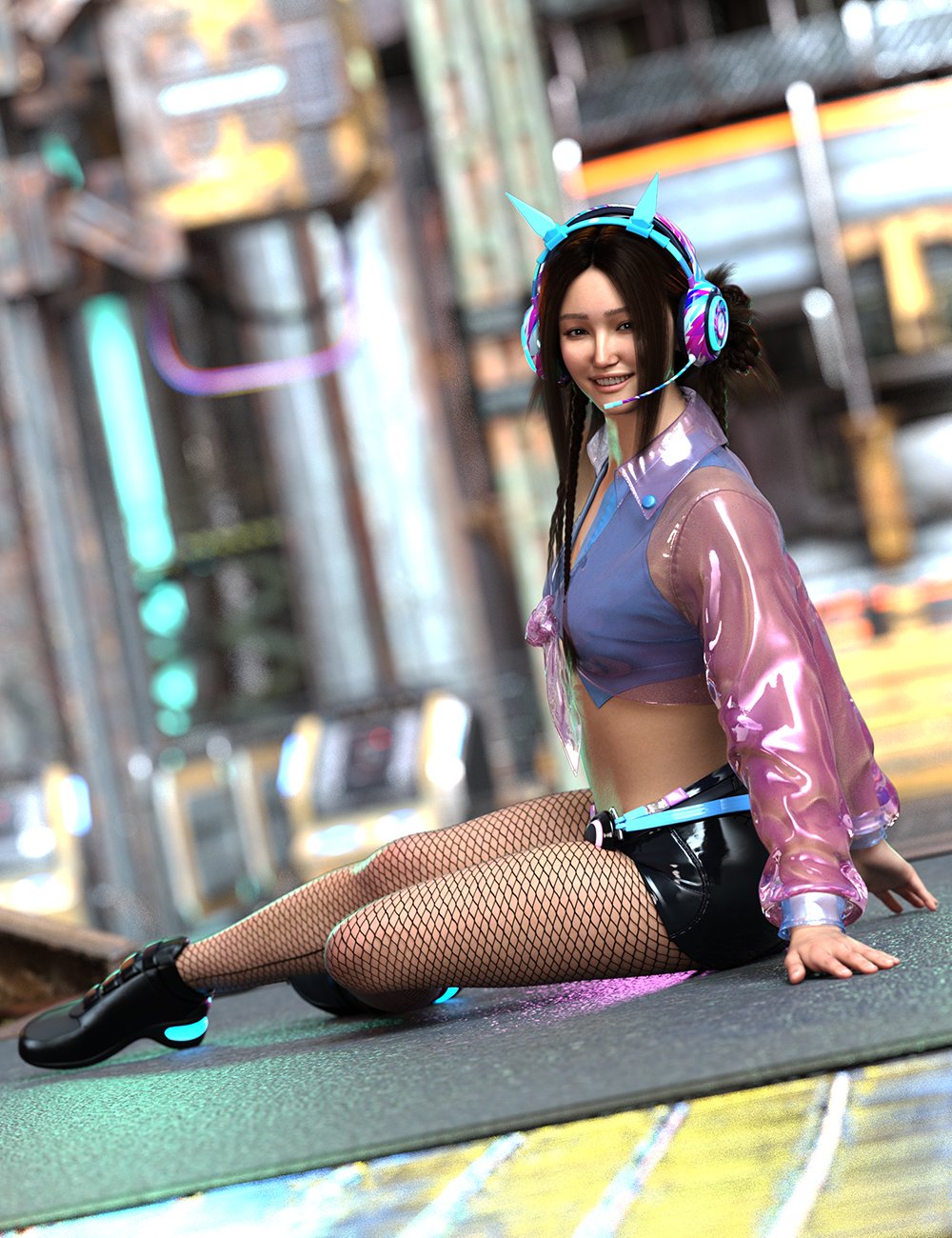 Neko Girl Poses for Genesis 9 by: Ensary, 3D Models by Daz 3D