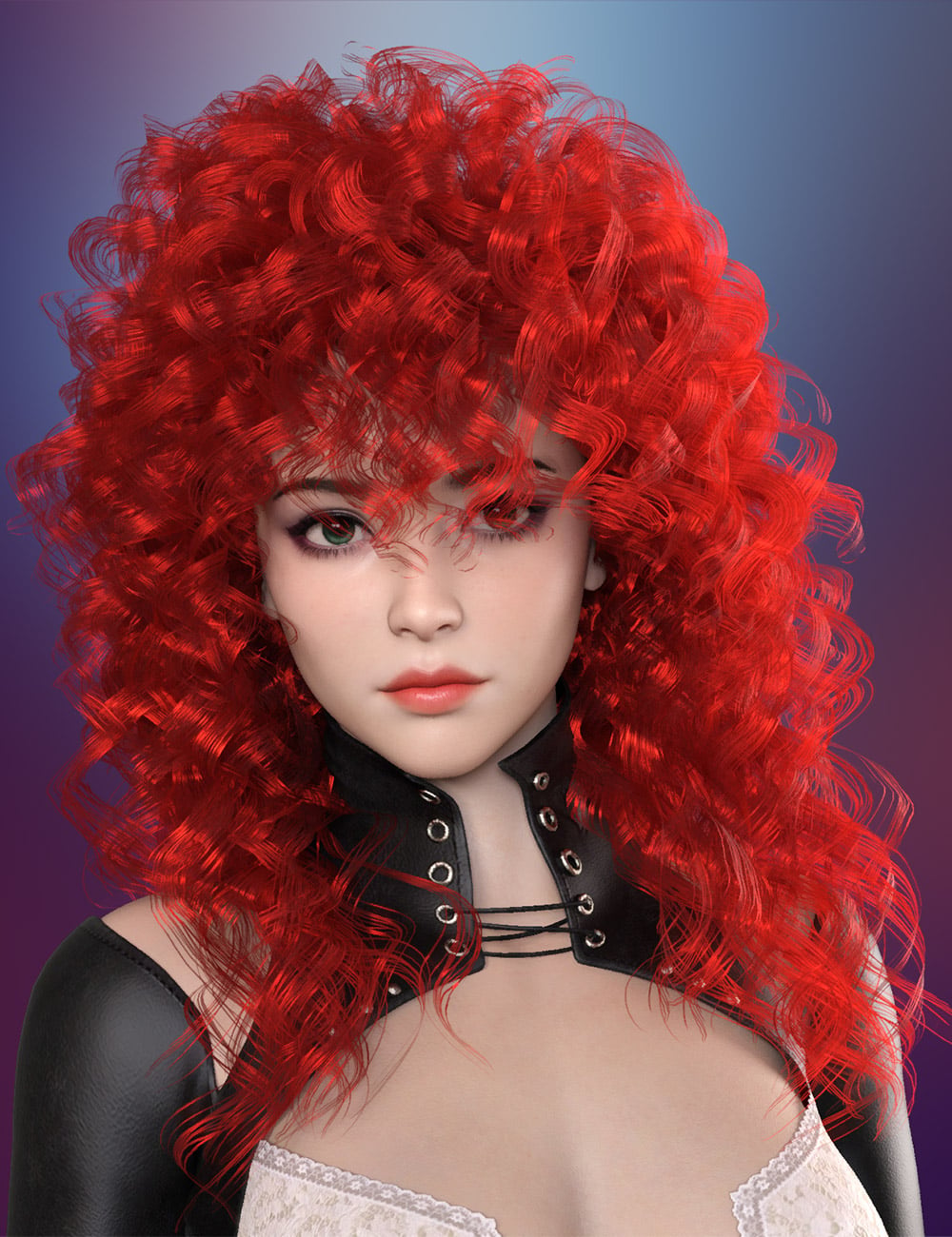 Prae-Trix Hair for Genesis 9 by: Prae, 3D Models by Daz 3D