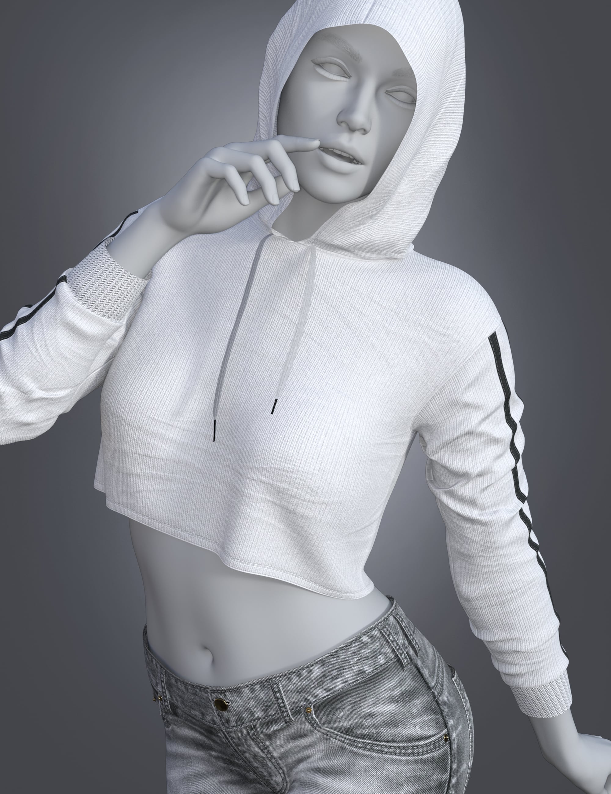 dForce BRZ Sports Casual Wear for Genesis 9 by: breeze, 3D Models by Daz 3D