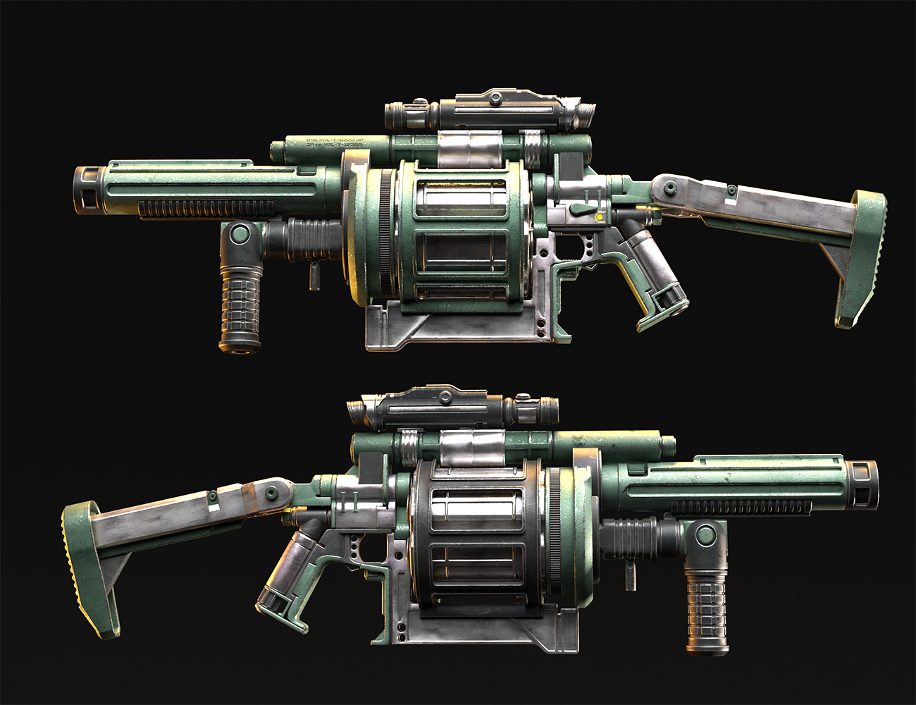 Striker Heavy Assault Rifle | Daz 3D