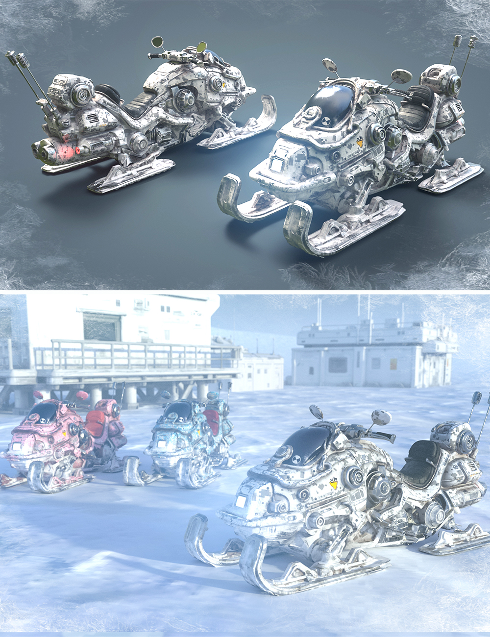 Polish Snow Motor Ski by: Polish, 3D Models by Daz 3D