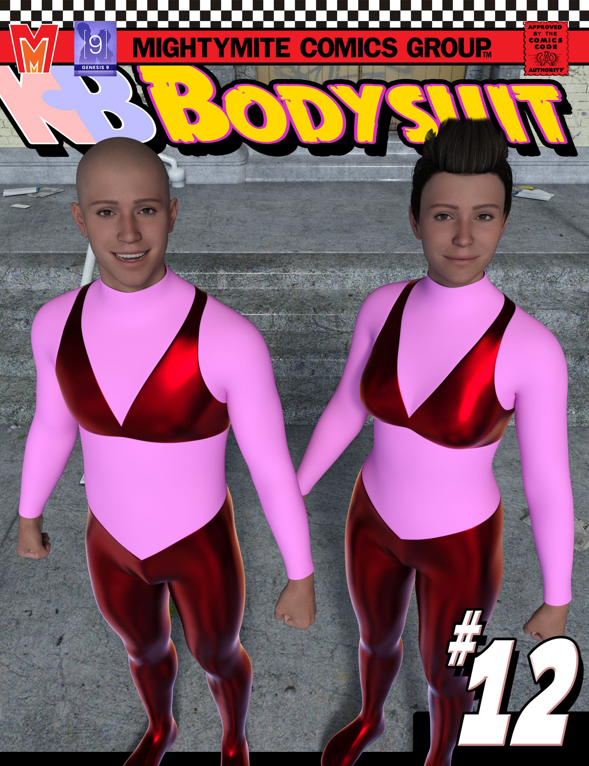 Bodysuit 012 MMKBGenesis 9 by: MightyMite, 3D Models by Daz 3D