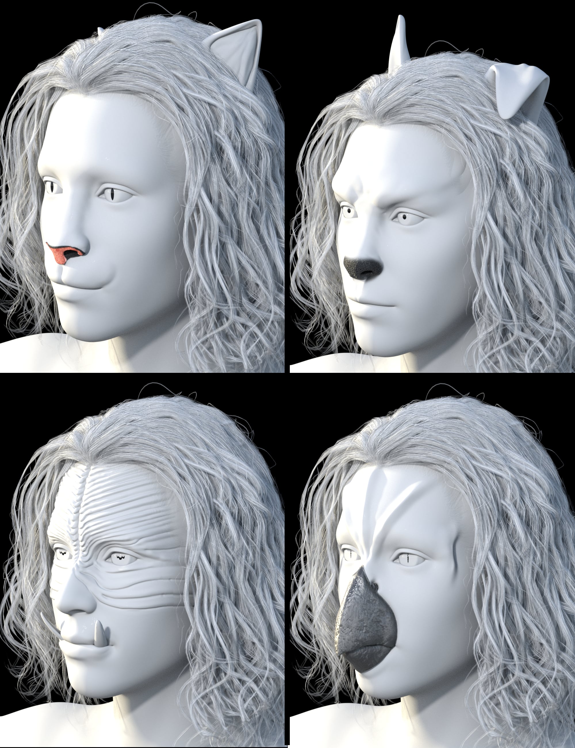 SY Creature Features Genesis 9 by: Sickleyield, 3D Models by Daz 3D