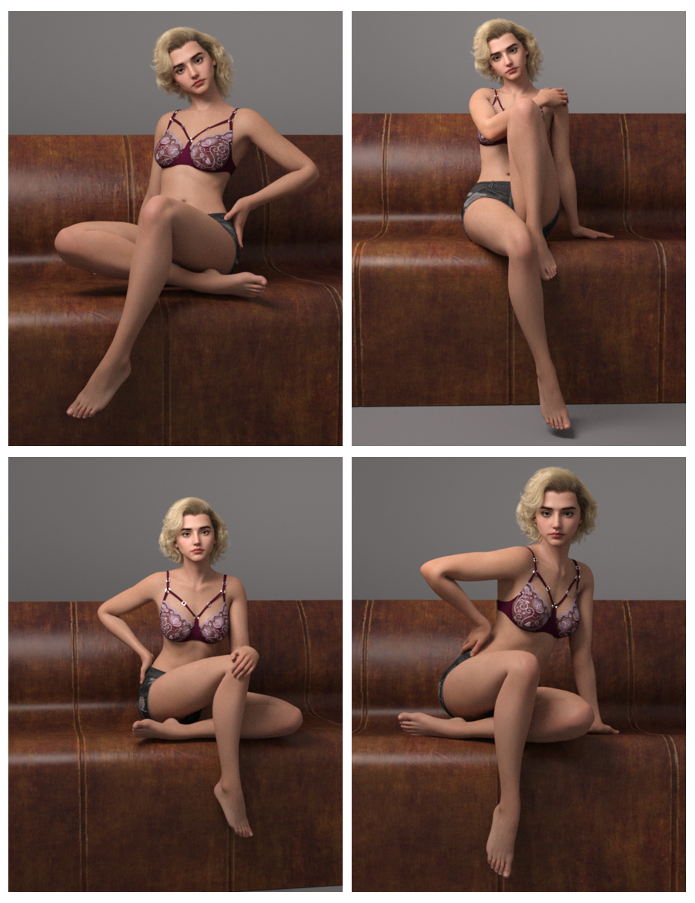 EG Lovely Poses 36 for Genesis 9 by: Ergou, 3D Models by Daz 3D