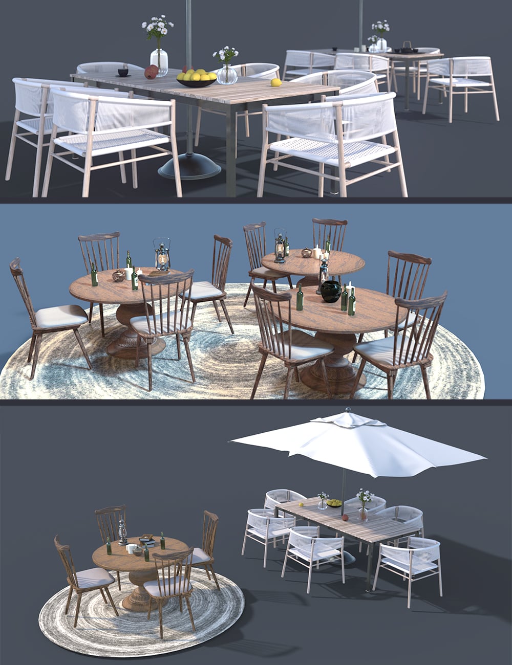 Polish Contemporary Furniture Set 03 by: Polish, 3D Models by Daz 3D