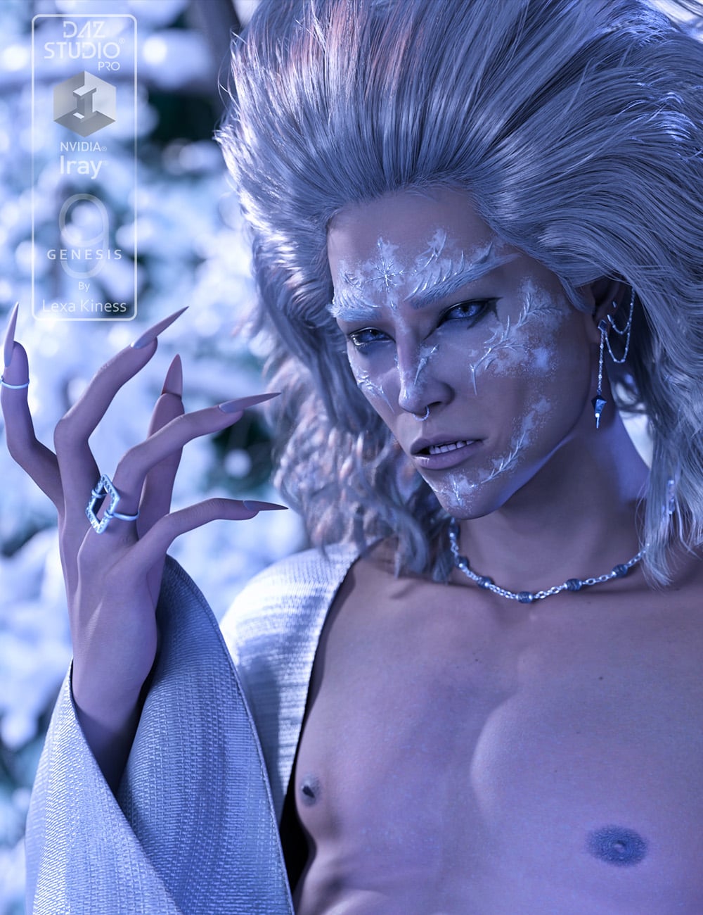 Nyrh HD for Genesis 9 by: Lexa Kiness, 3D Models by Daz 3D