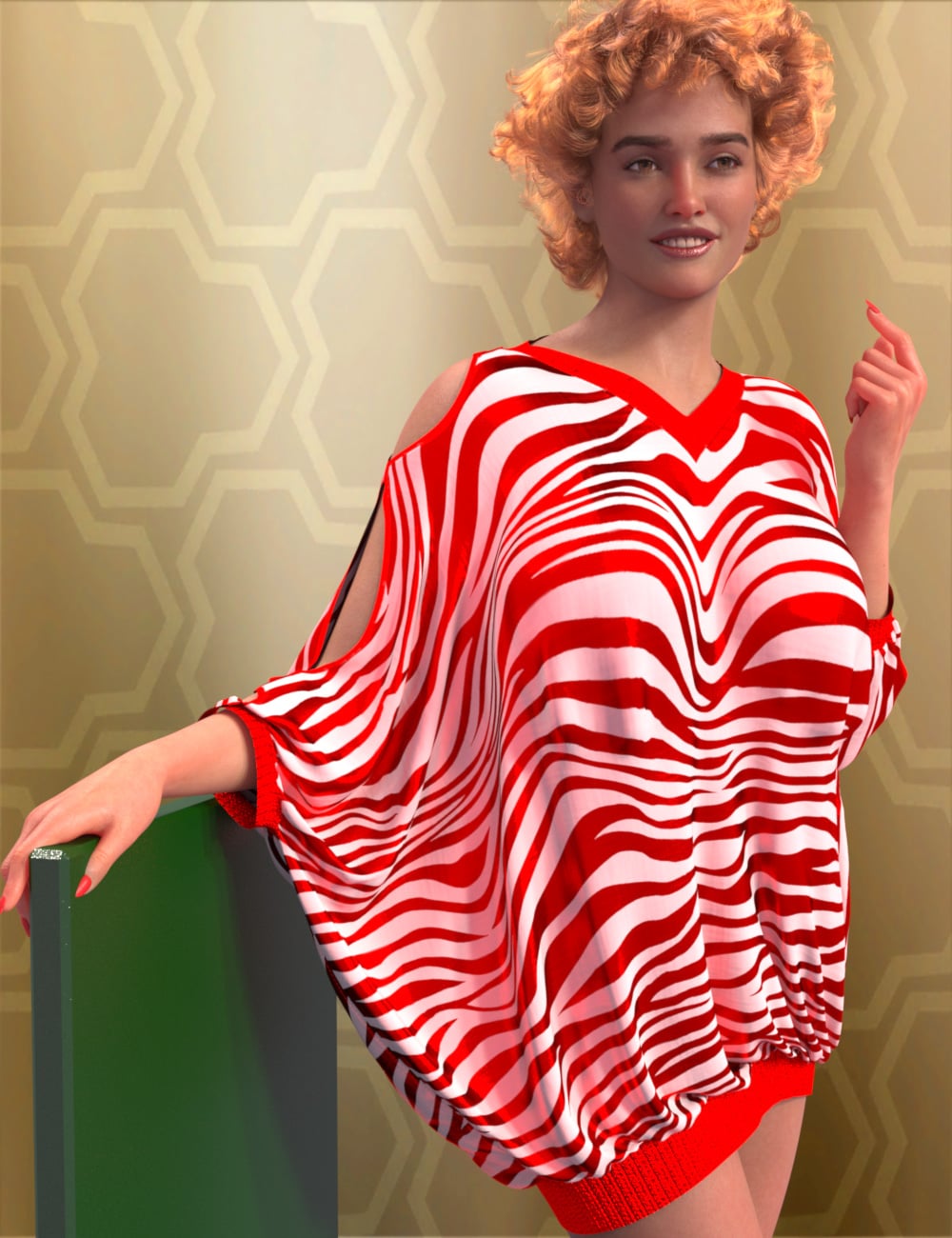 DNA Elsa dForce Mini Dress for Genesis 9 by: Donnena, 3D Models by Daz 3D