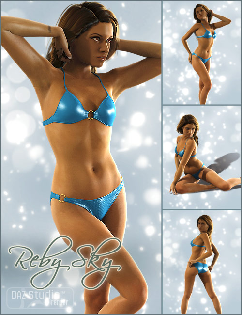 Reby Sky Poses by: Mattymanx, 3D Models by Daz 3D