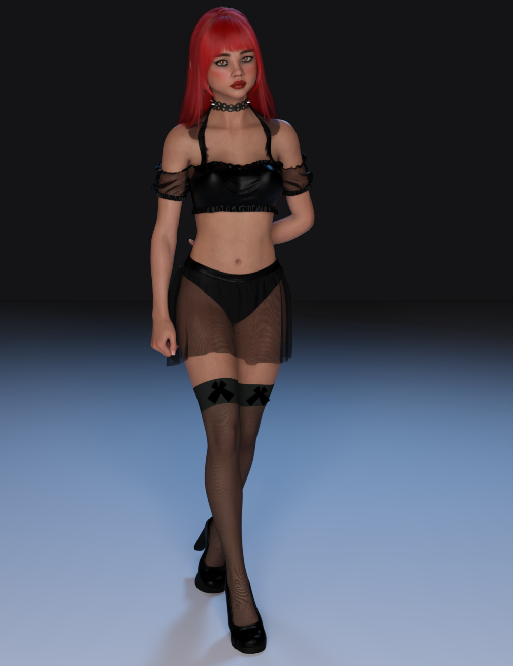 FG dForce Dream Girl Outfit for Genesis 9 by: IronmanFugazi1968, 3D Models by Daz 3D
