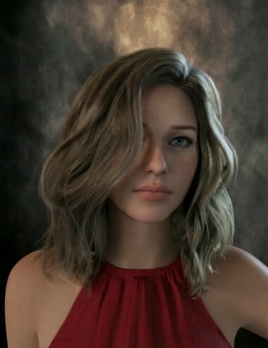 dForce Lori Textured Strands For Genesis 9