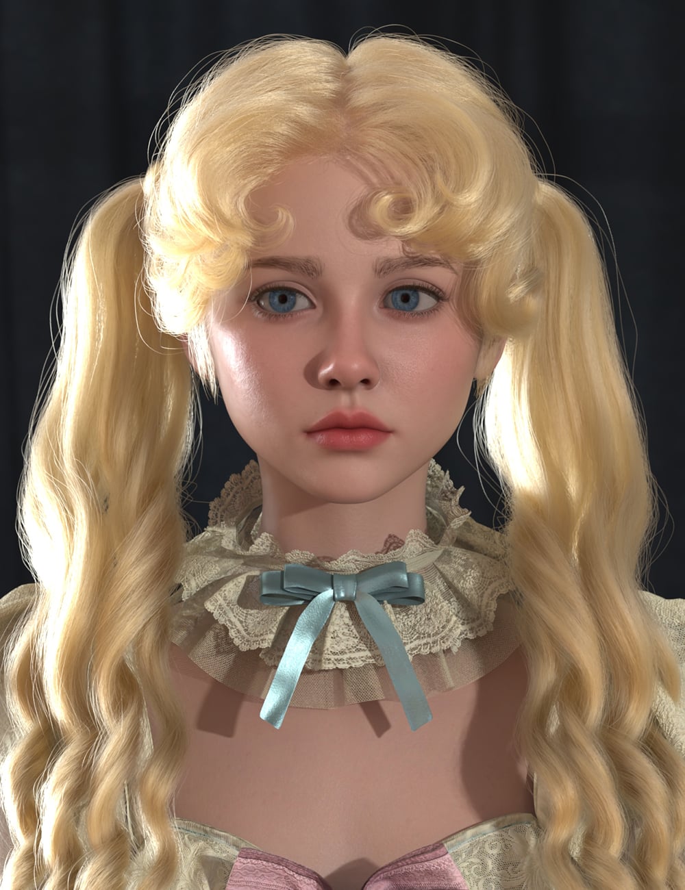 dForce Princess Series Roman Curl by: Princess_pa, 3D Models by Daz 3D