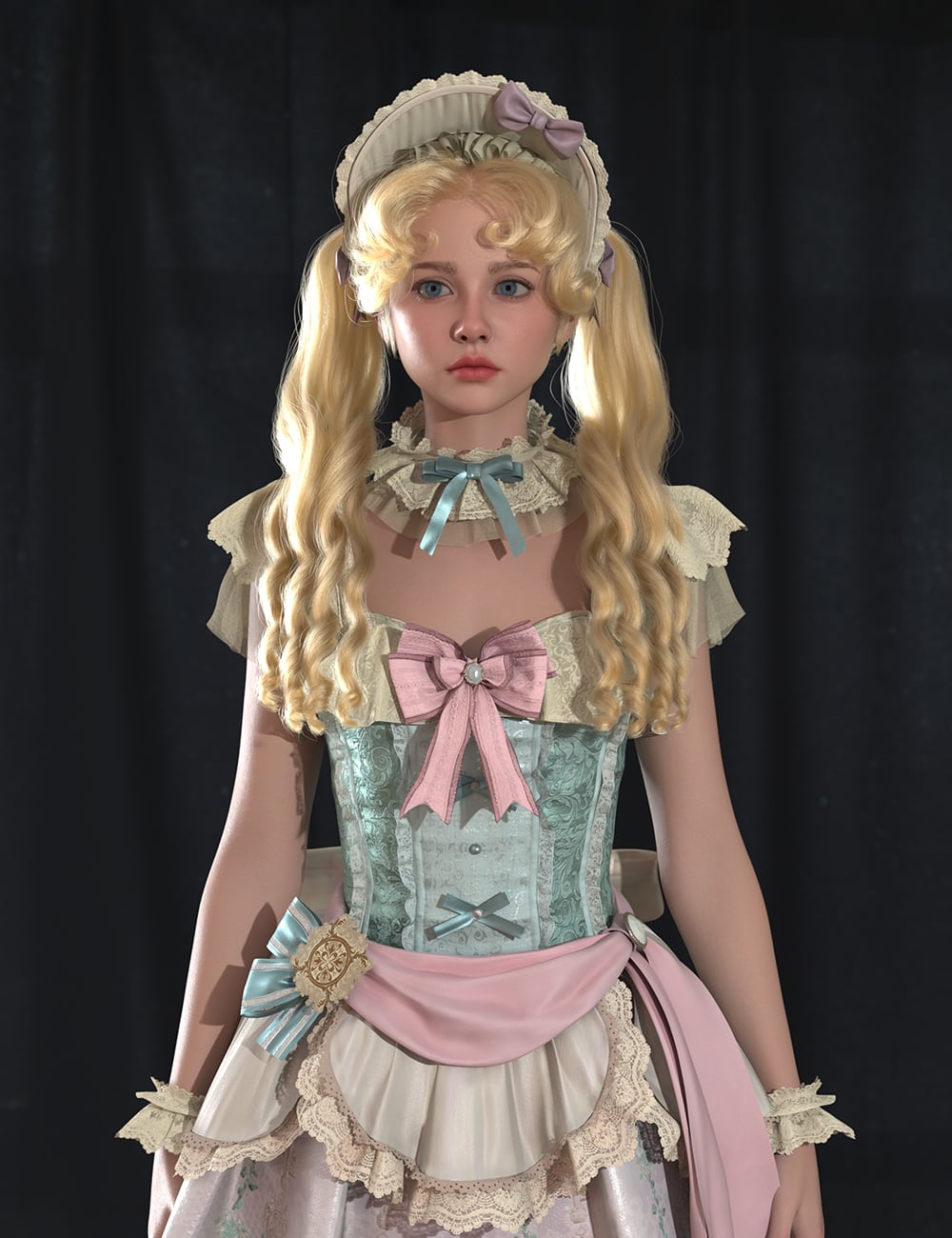 dForce Princess Series Dreamy Innocence by: Princess_pa, 3D Models by Daz 3D