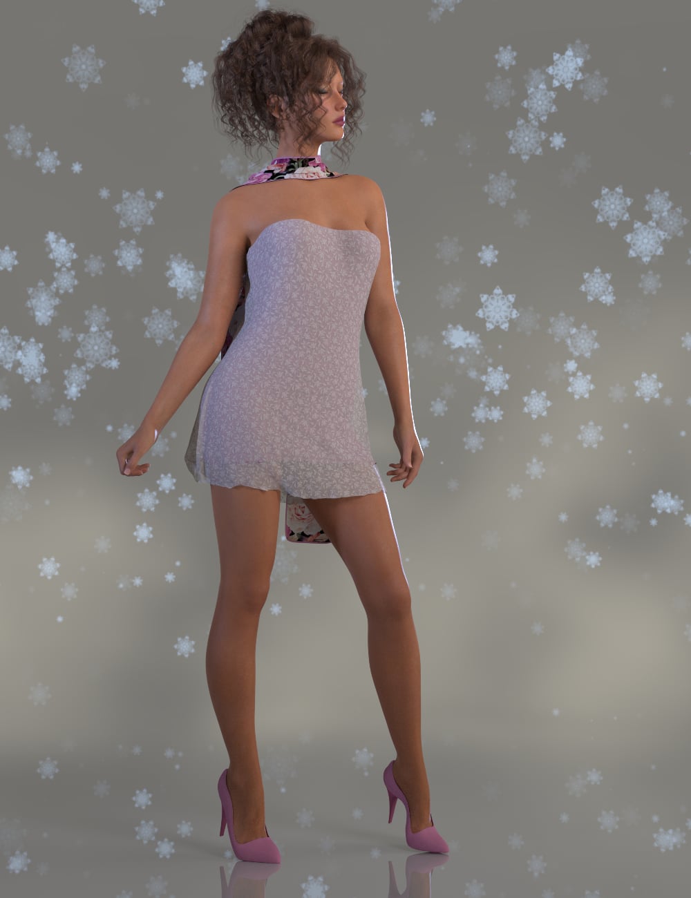 dForce Skylar Outfit for Genesis 9 by: PandyGirl, 3D Models by Daz 3D