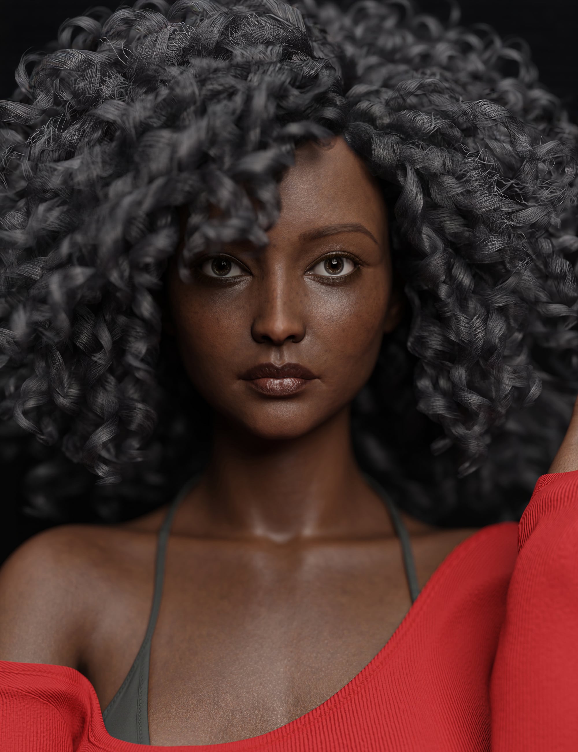 E3D Anitta HD for Genesis 9 by: Exart3D, 3D Models by Daz 3D