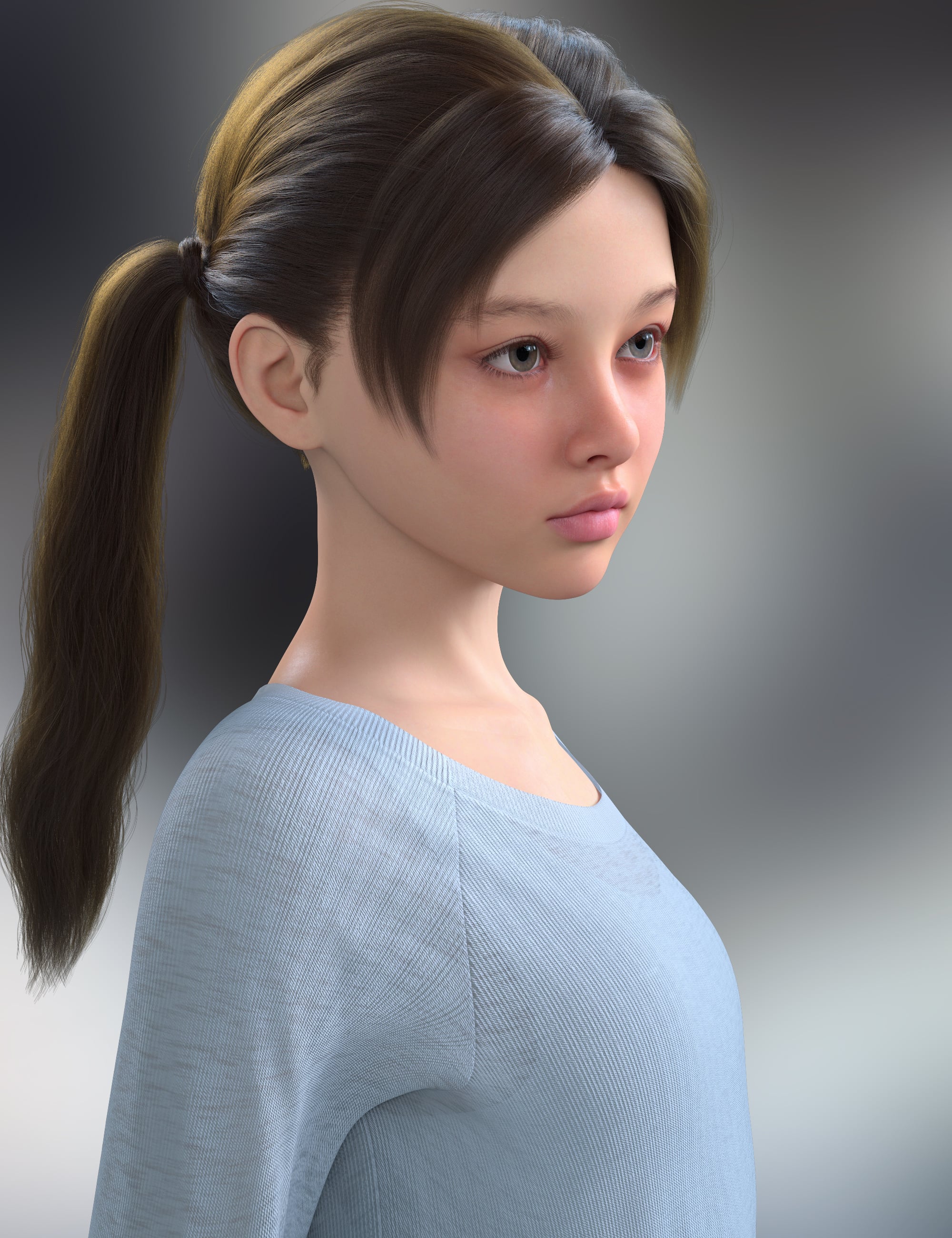 Vo Laleh Young HD for Genesis 9 by: VOOTW, 3D Models by Daz 3D