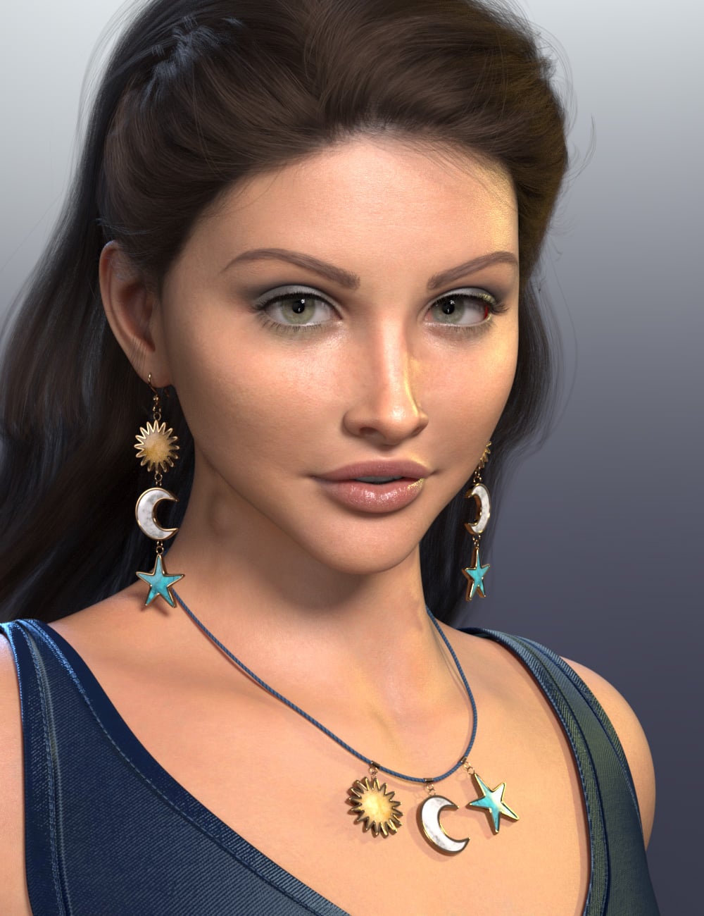 Constellation Jewelry for Genesis 9 by: esha, 3D Models by Daz 3D