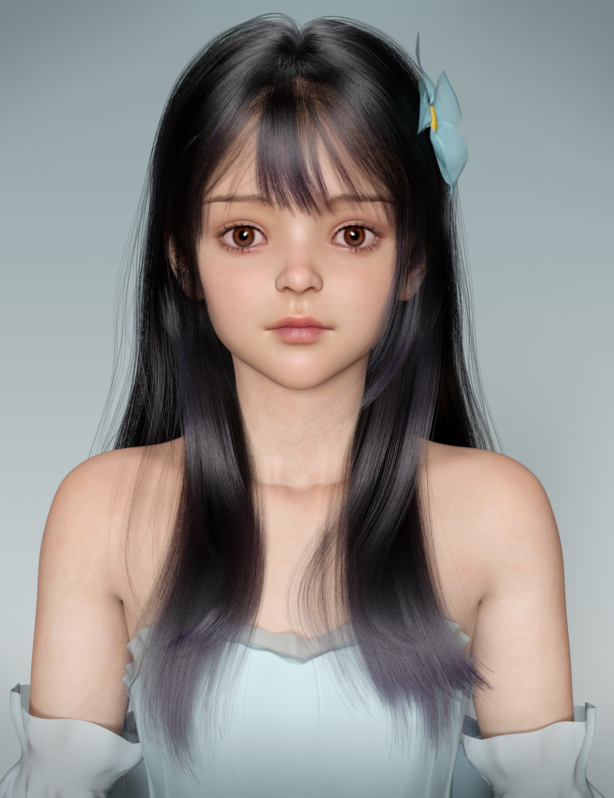 MB Ororo HD for Genesis 9 Feminine by: Magic Brush, 3D Models by Daz 3D