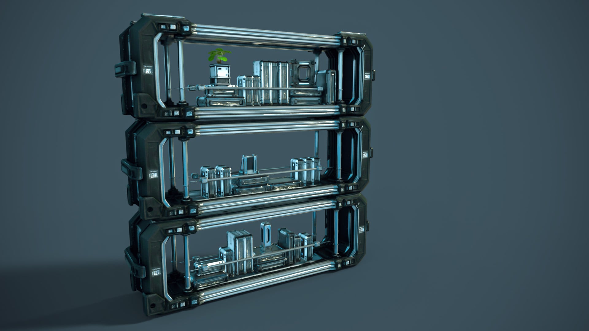 Polish Scifi Interior Modular Assets | Daz 3D