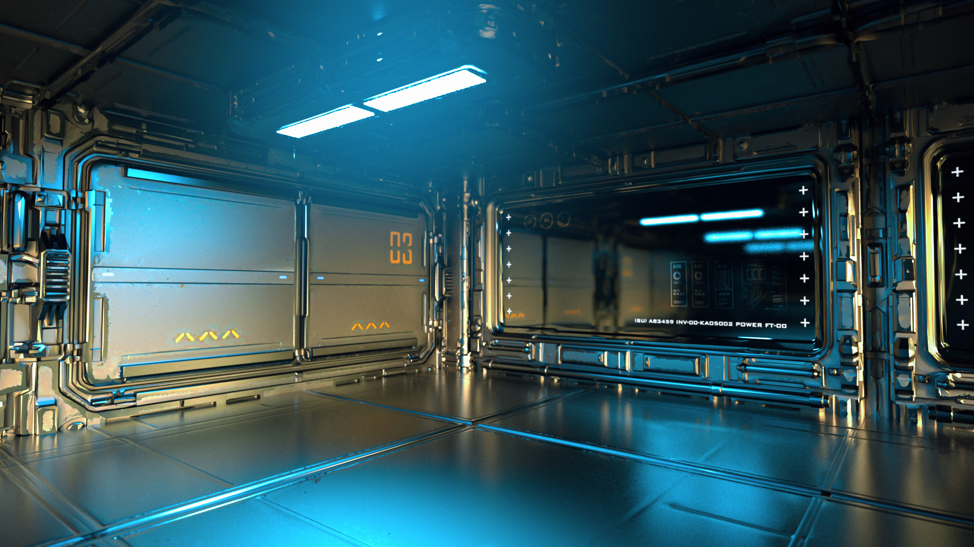 Polish Scifi Interior Modular Assets | Daz 3D