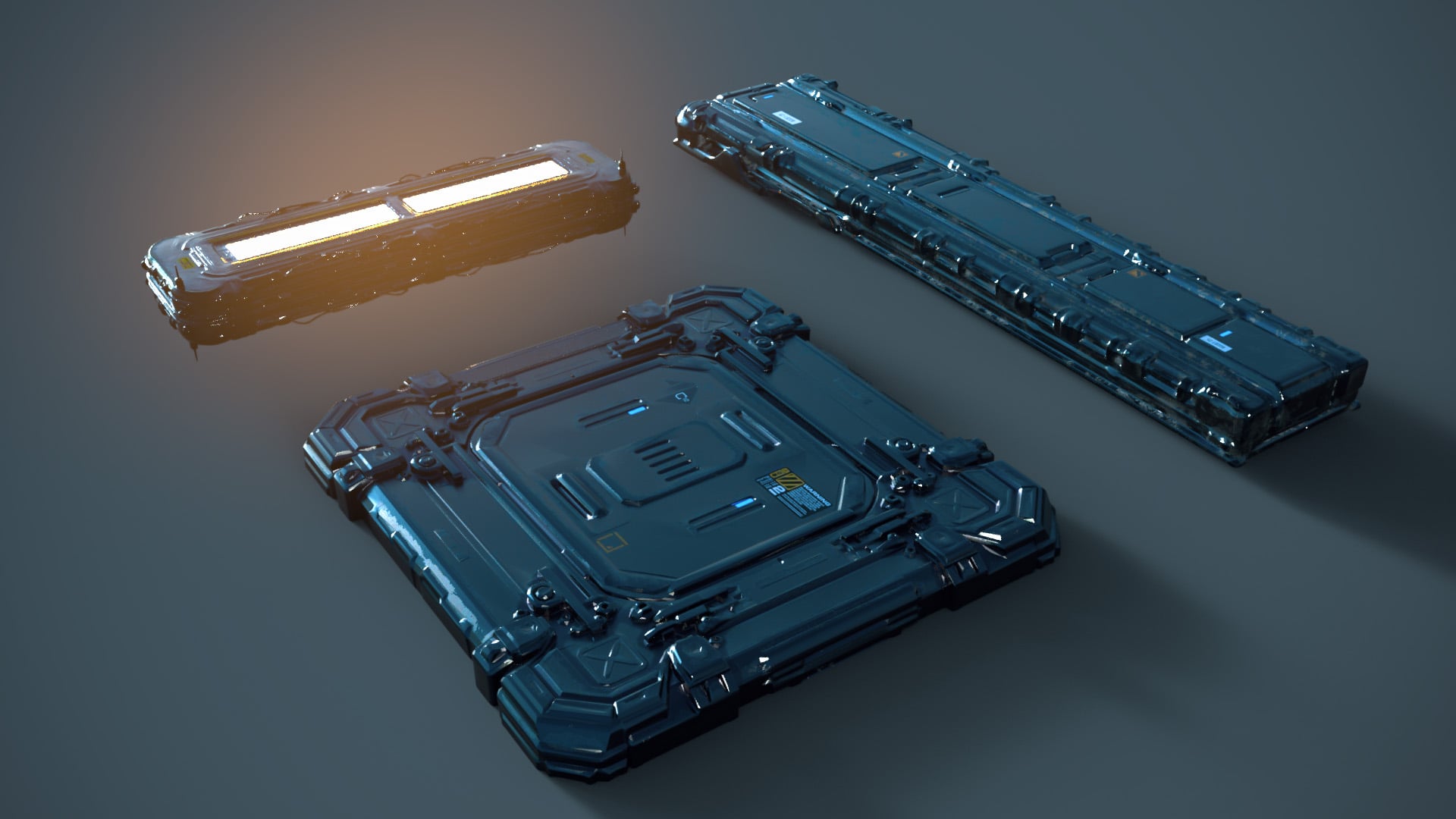 Polish Scifi Interior Modular Assets | Daz 3D