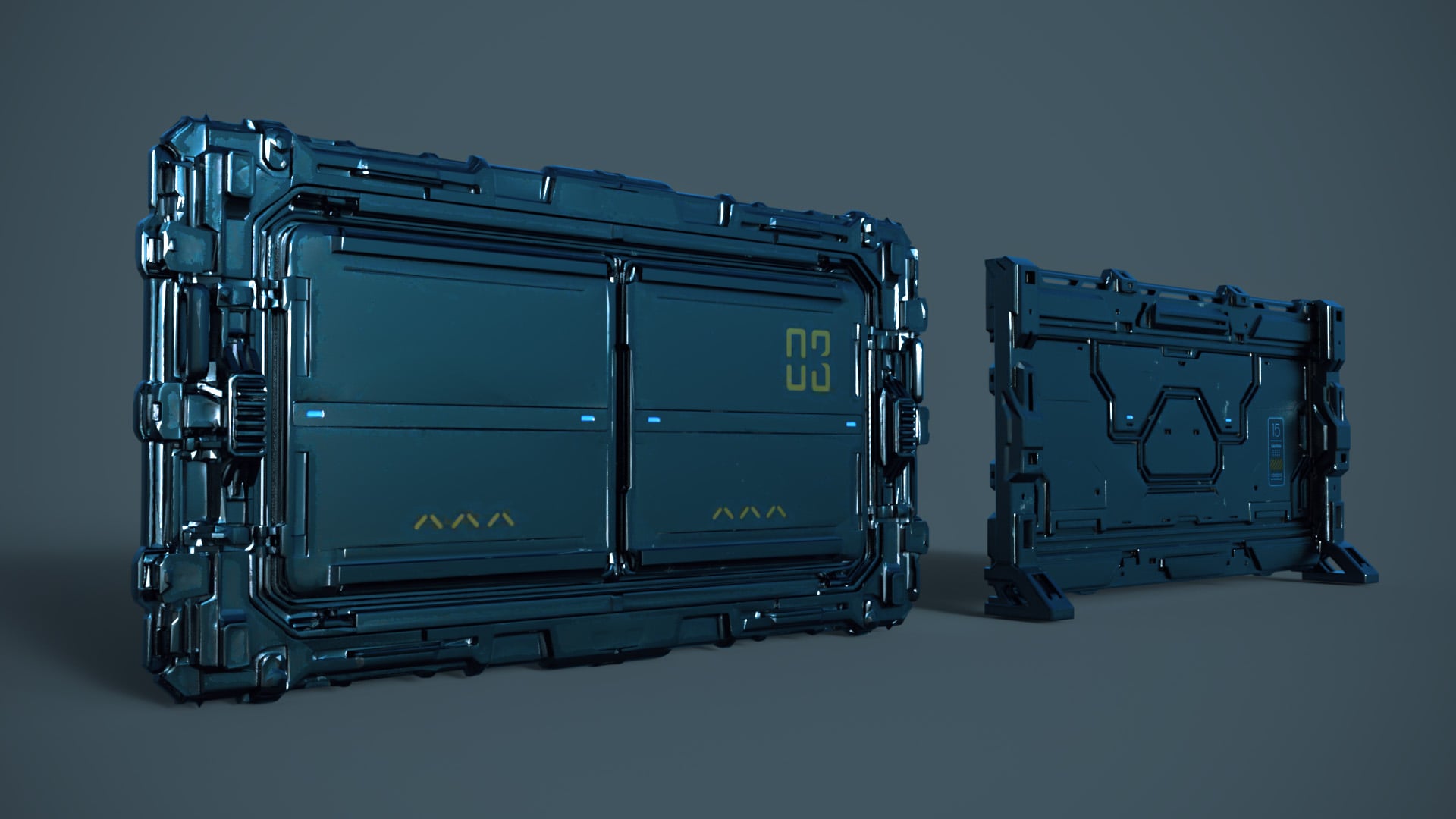 Polish Scifi Interior Modular Assets | Daz 3D