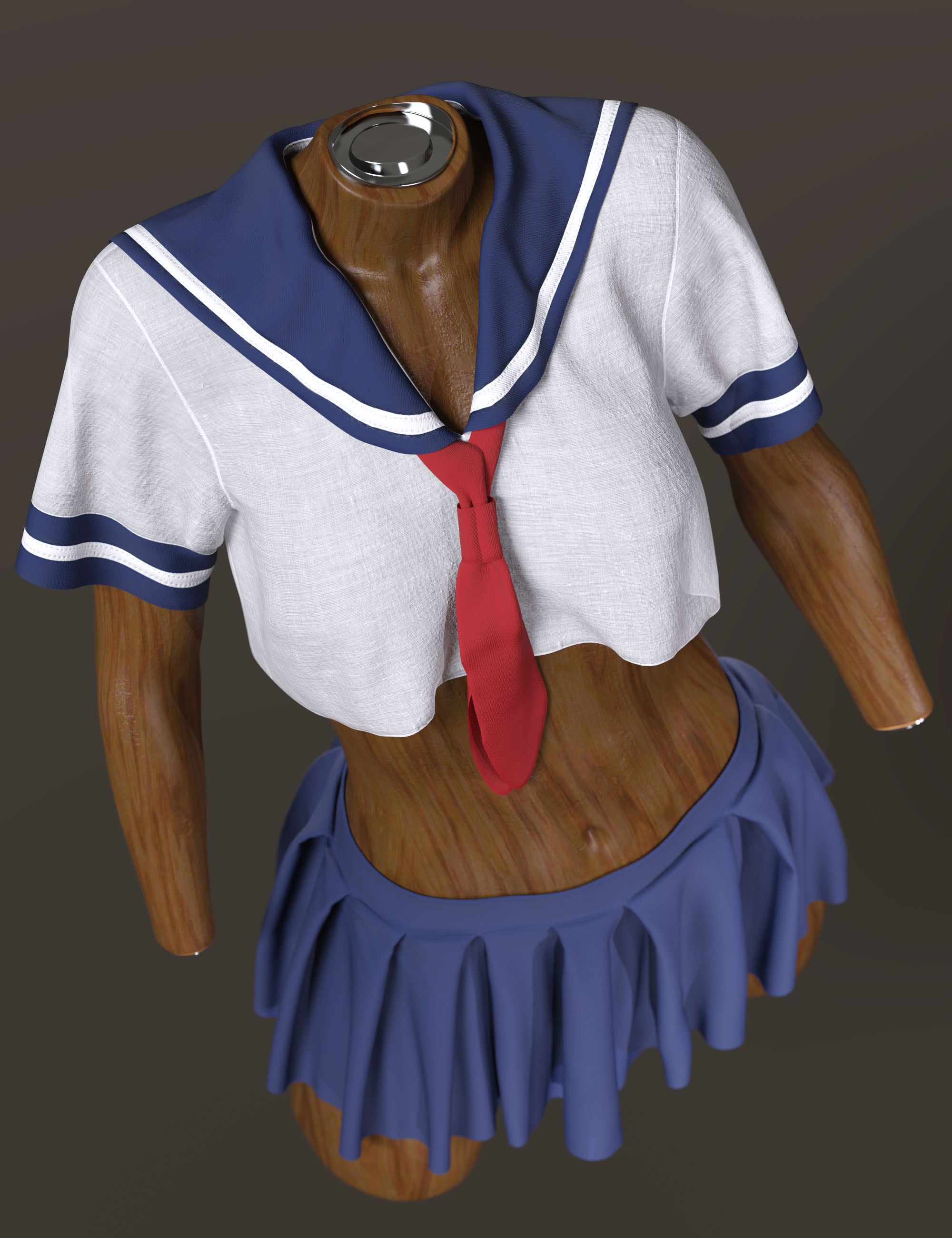 dForce AK Sailor Suit for Genesis 9 by: Art Ken, 3D Models by Daz 3D