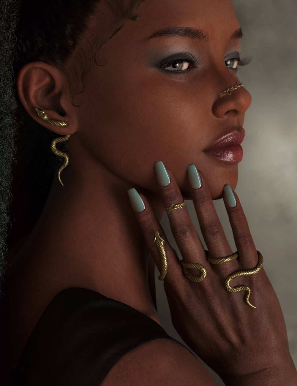 FK Sibilant Grace Jewelry Volume 3 - Hands by: Fabiana, 3D Models by Daz 3D