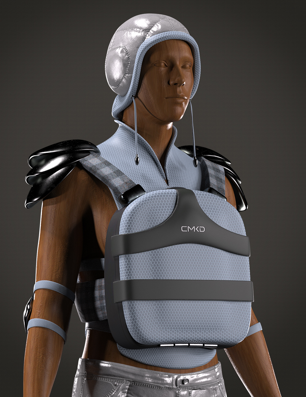 dForce CMKD Technic Outfit for Genesis 9 by: klayman, 3D Models by Daz 3D