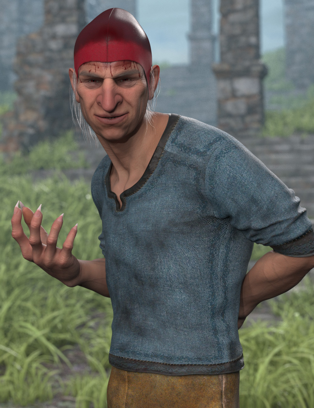 Redcap HD for Genesis 9 Masculine by: GhostofMacbeth, 3D Models by Daz 3D