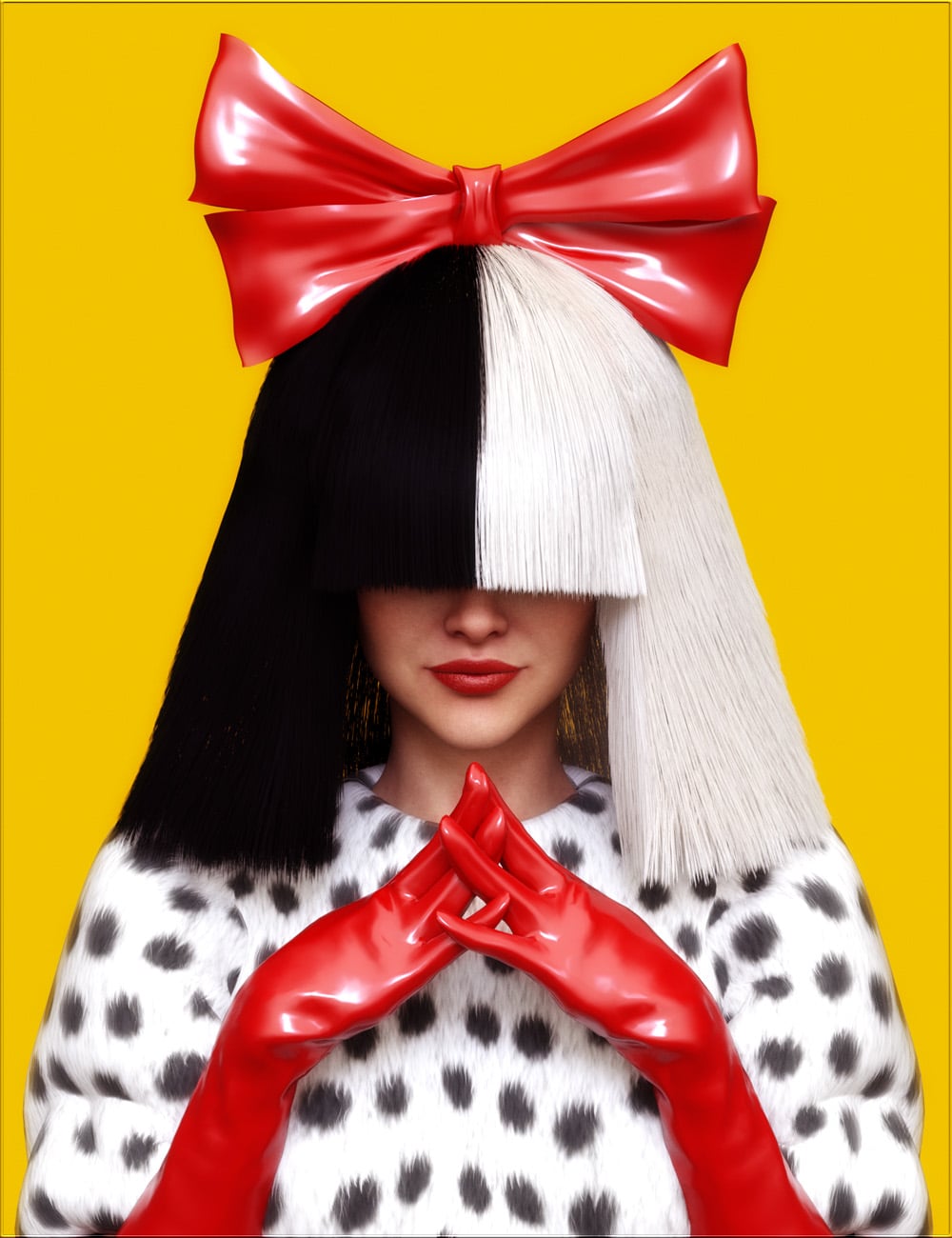 VYK Bow Hair for Genesis 9 by: vyktohria, 3D Models by Daz 3D