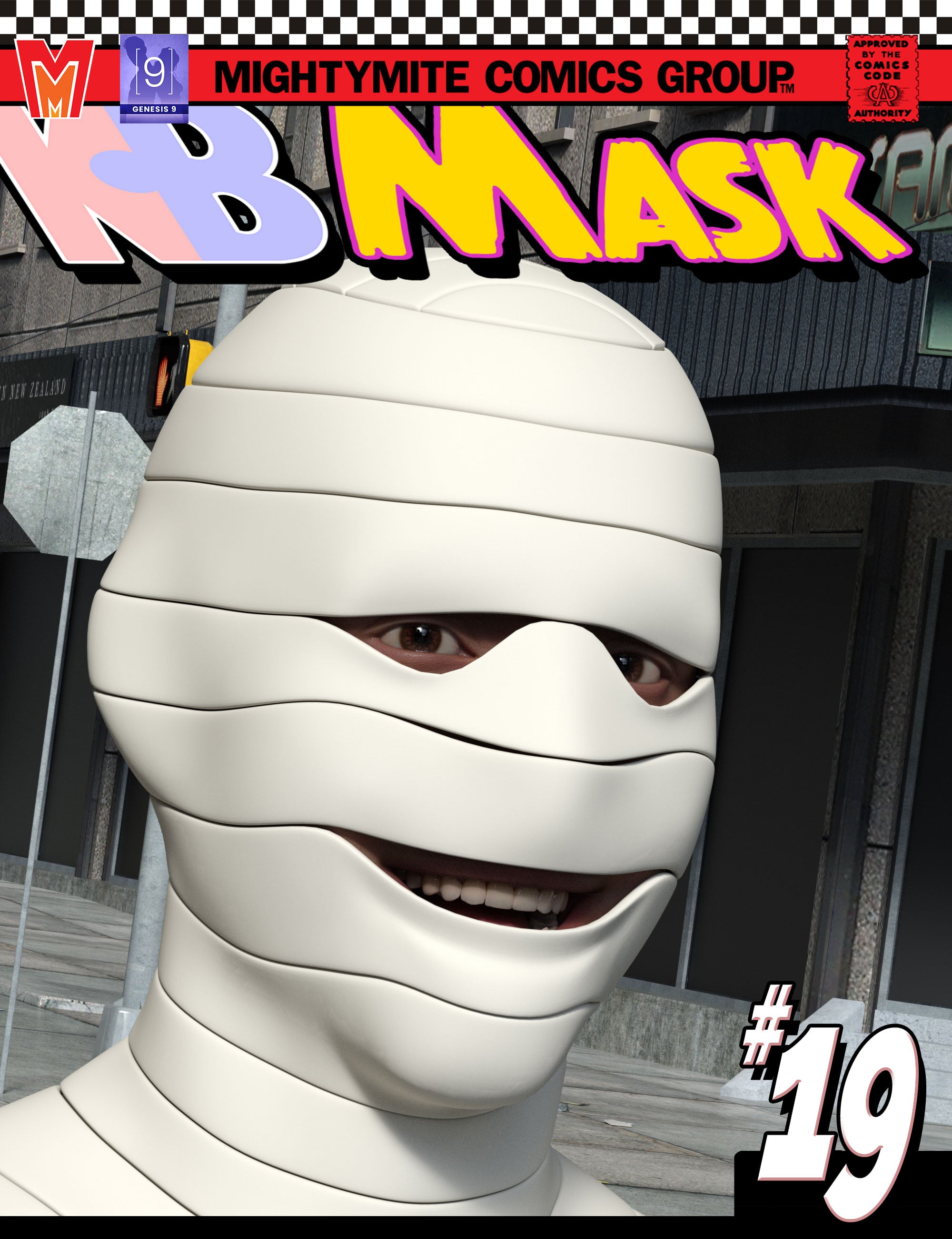 Mask 019 MMKBGenesis 9 by: MightyMite, 3D Models by Daz 3D