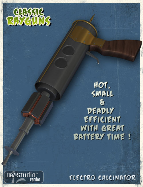 Classic Rayguns Classic Rayguns by: Valandar, 3D Models by Daz 3D