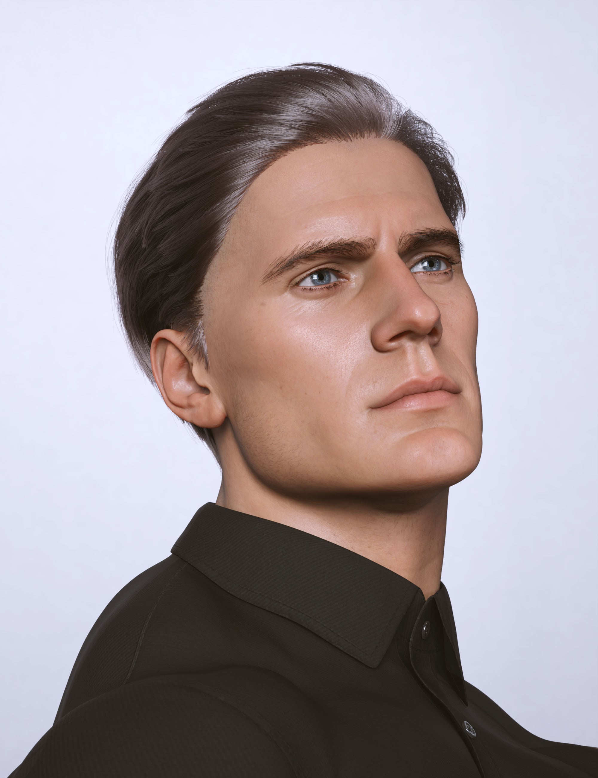 AK Feathered Hair for Genesis 9 by: Art Ken, 3D Models by Daz 3D