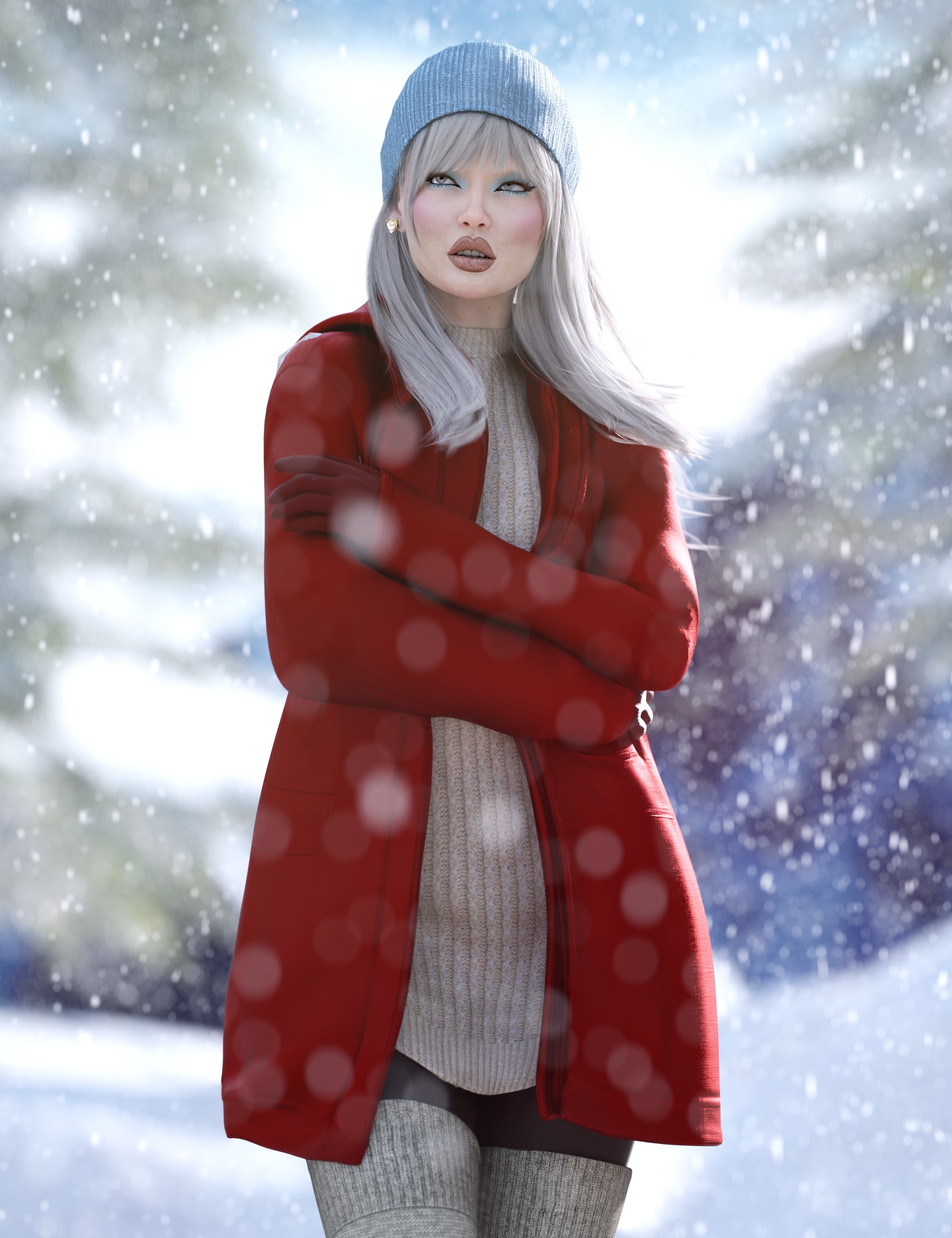 Frozen Moments Poses for Genesis 9 Feminine by: 3D SugarCosmoXpressionFriendship Studio, 3D Models by Daz 3D