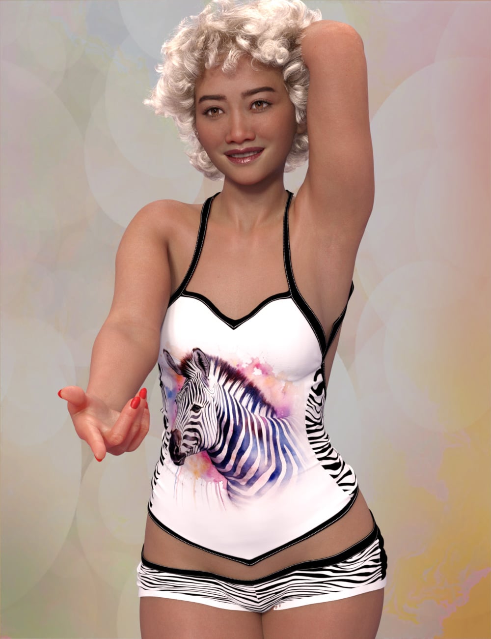 SIC Faith Swim Suit for Genesis 9 by: Sisters In Chaos, 3D Models by Daz 3D
