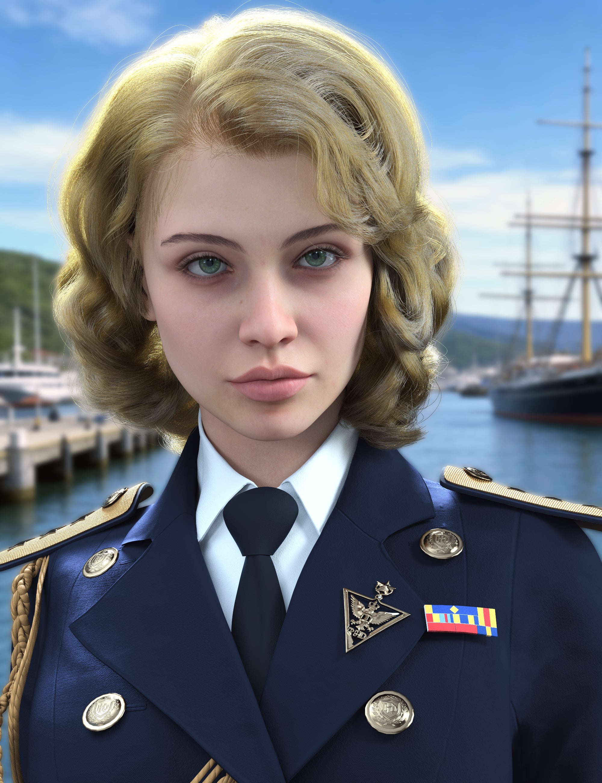 Vo Jona HD for Genesis 9 by: VOOTW, 3D Models by Daz 3D