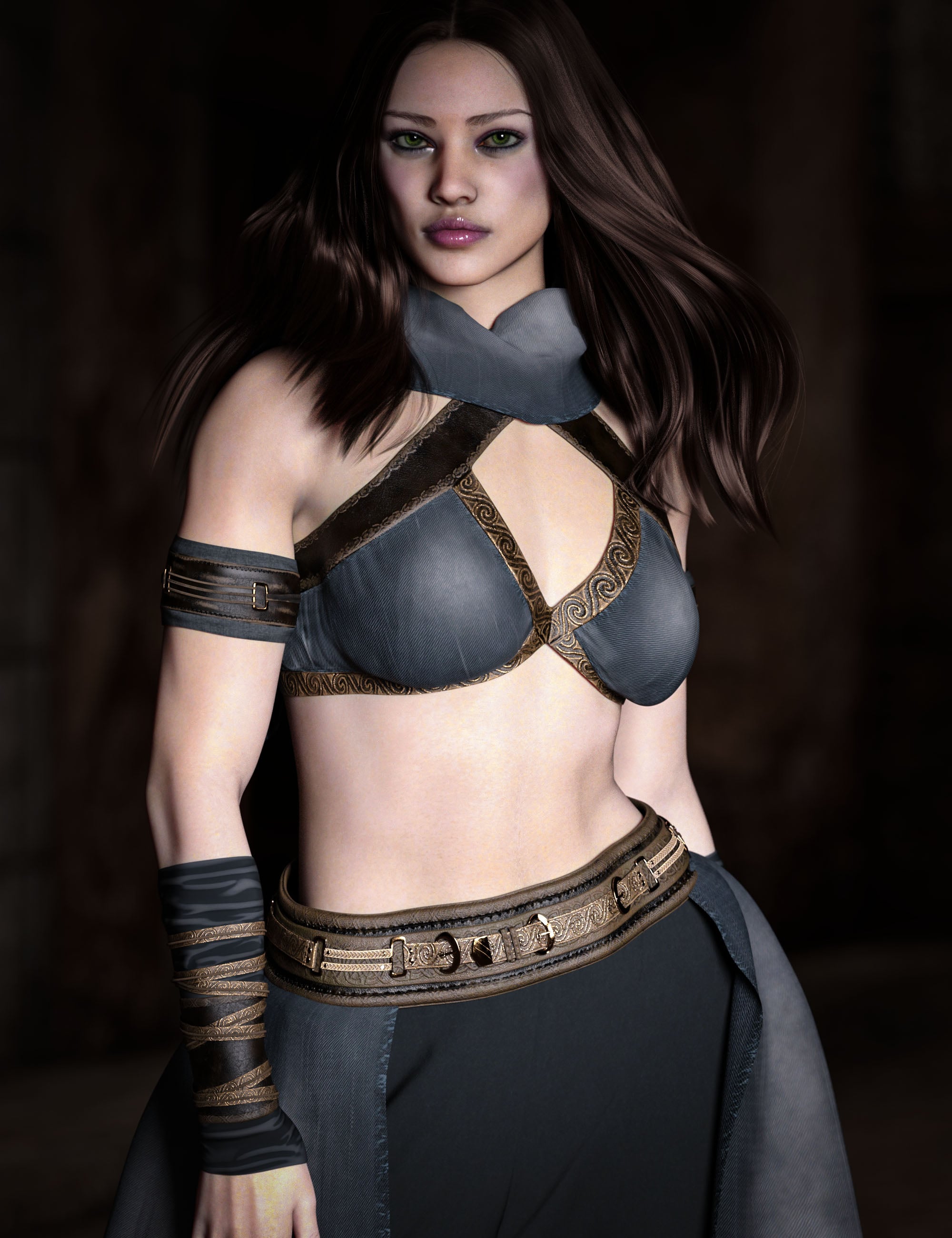 dForce CB Giselle Clothing Set Texture Expansion by: CynderBlue, 3D Models by Daz 3D
