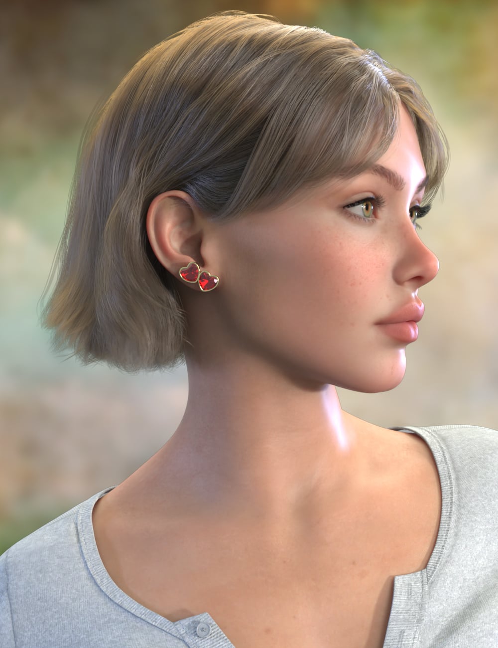 Stacey Hair for Genesis 9 by: Propschick, 3D Models by Daz 3D