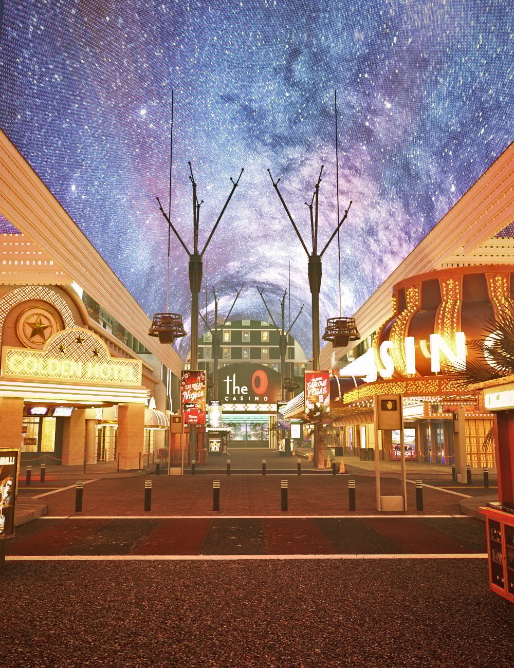 XI Street of Vegas by: Xivon, 3D Models by Daz 3D