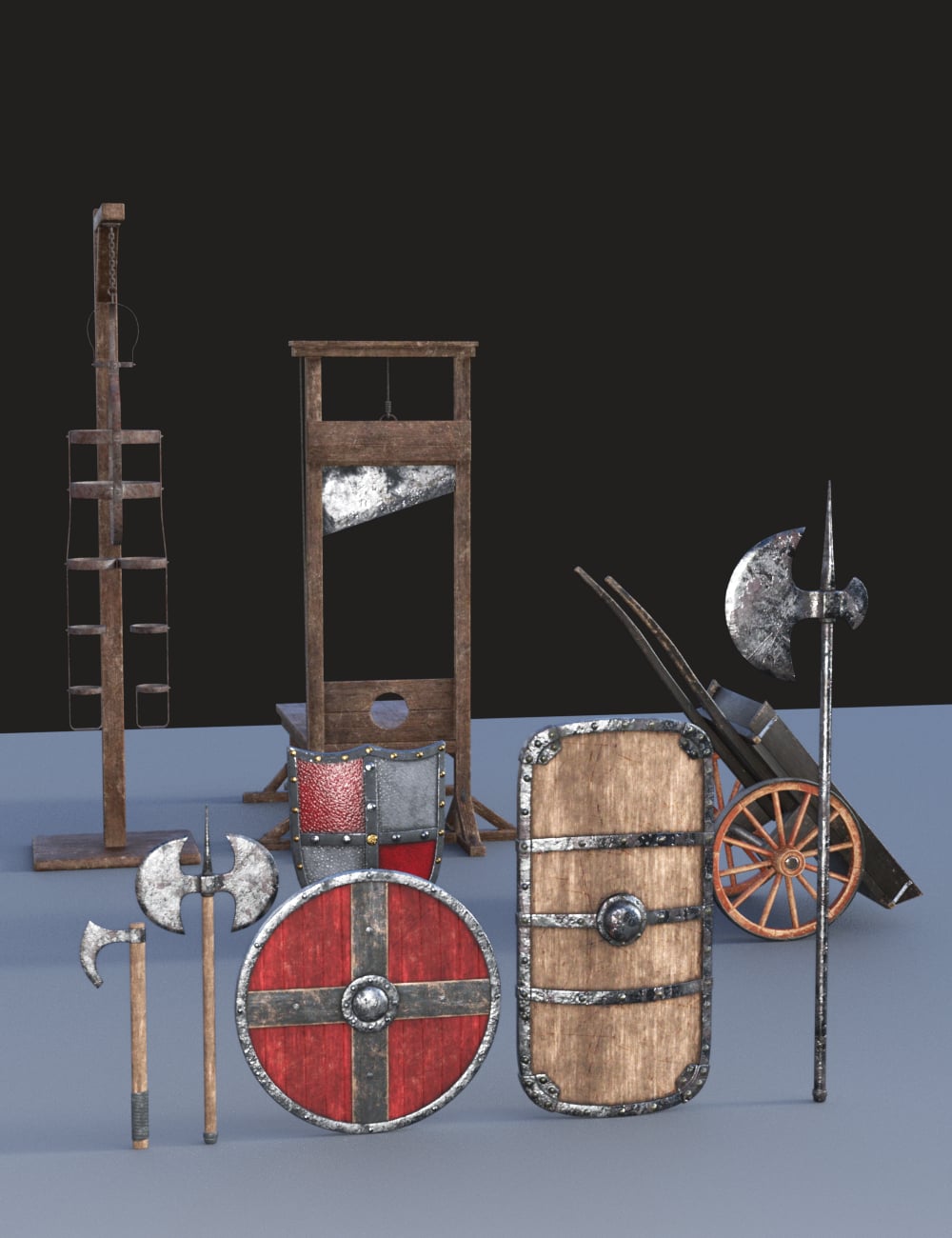 FG Medieval Style Pack 1 by: IronmanFugazi1968, 3D Models by Daz 3D