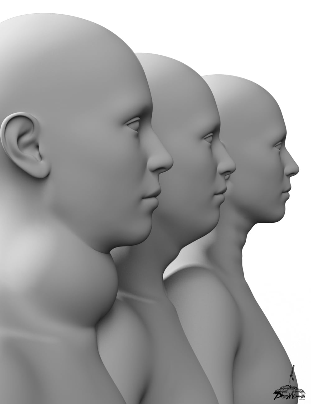 Neck Morphs for Genesis 9 by: Dieggo Masamune, 3D Models by Daz 3D