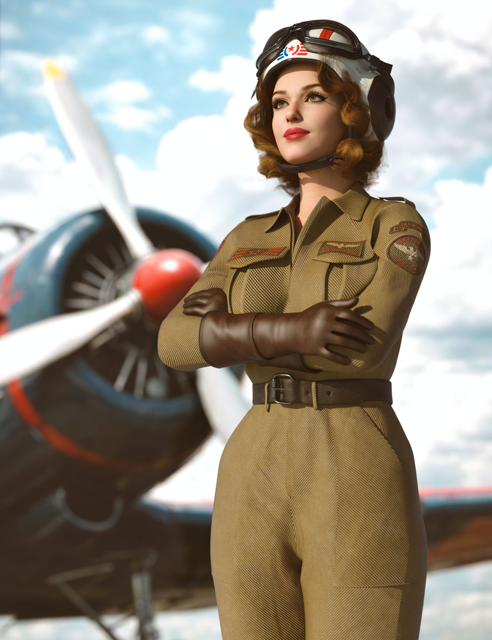 Skyward Ace for Genesis 9 by: PAMAWO, 3D Models by Daz 3D